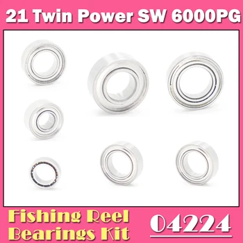 A pesca de molinete de Bola de Aço Inoxidável Rolamentos Kit Shimano 21 Twin Power SW 6000PG 6000HG 6000XG 04224 04225 04226