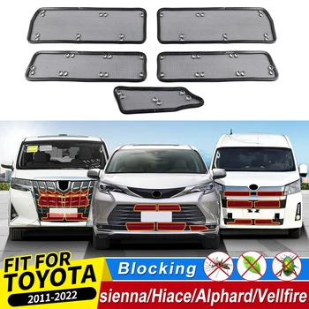 2011-2022 Para Toyota Sienna XL30 XL40 Alphard Vellfire 30 série Hiace Grelha de entrada à Prova de Insetos Acessórios，Atualizado，Externo