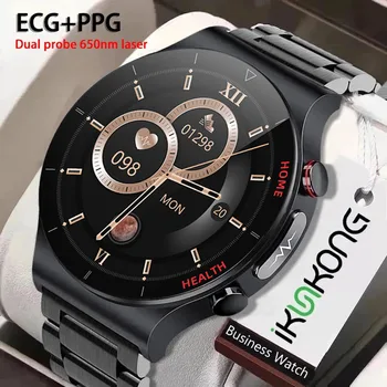 2023 ECG+PPG Smart Watch Homens Sangao Laser de Saúde da frequência Cardíaca Pressão Arterial de Fitness Relógios IP68 Impermeável Smartwatch Para Xiaomi