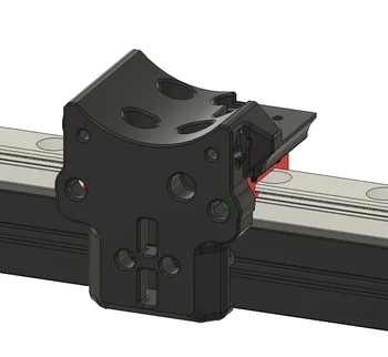 Voron 0 impressora 3D de atualização de metal transporte para MGN9C