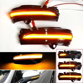 2pcs Dinâmico LED Sinal de volta Espelho do Lado de pisca-Pisca, Indicador de Luz Sequencial Para Fusão de Ford Mondeo 4ª Geração MK5