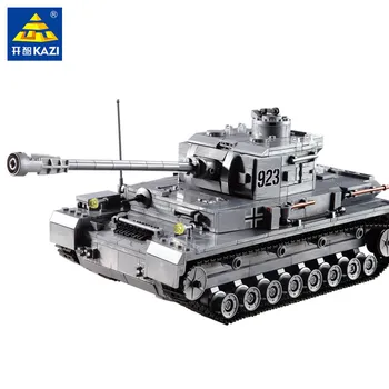 1193PCS WW2 Militar Blindado Carro de Guerra F2 Tanque alemão Vigor Panzer IV Soldados Blocos de Construção de Brinquedos Educativos para Crianças