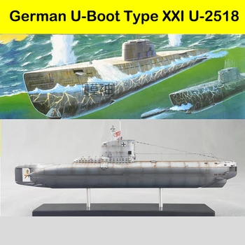 1/144 segunda guerra mundial Navio de guerra alemão U Submarino U-2518 Elétrica altos E Baixos conjunto de Plástico maquete