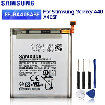 SAMSUNG Original, Bateria de Substituição EB-BA405ABE EB-BA405ABU Para Samsung GALAXY A40 2019 A405F SM-A405FM/DS A405FN/DS