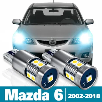 2x DIODO emissor de Luz de Estacionamento Para Mazda 6 GG GH GJ Acessórios 2002-2018 2008 2009 2010 2011 2012 2013 2014 2015 2016 2017 Folga da Lâmpada