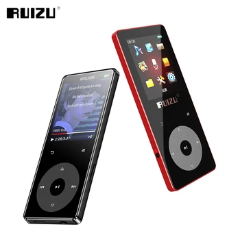 RUIZU X02B MP3 Player Com Bluetooth 5.0 Portátil sem Perdas de Som hi-fi Music Player Com alto-Falante,Rádio FM,Gravação de Vídeo,E-book