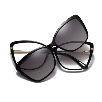 Reven Jate 95335 Óculos De Sol Polarizados Homens Mulheres Clipe Magnético Em Óculos De Liga De Óptica Prescrição De Óculos Com Armações De Óculos