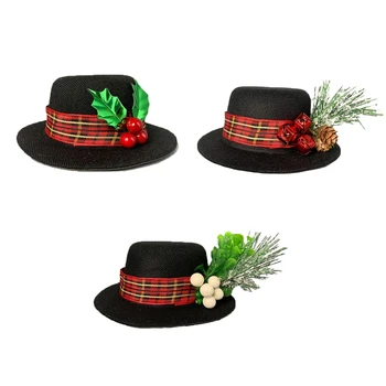 Senhoras de Sol Mini Chapéu de Natal de Elementos Festival Chapéu Dobrável Disquete Chapéus para Womé