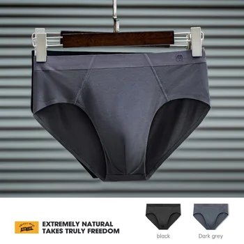Maden Cuecas 60 Modal de marcação Não-Respirável Cuecas Sólido Mid-Rise Trecho de Underwear Masculina, Suave, Sexy Calcinha do Biquíni