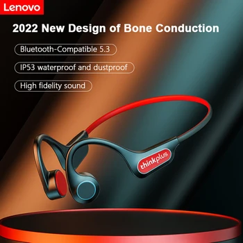 A Lenovo X3 Pro Bluetooth 5.3 Osso Condução de Fones de Ouvido do gancho Música Hifi Esportes Impermeável Fone de ouvido Com Microfone fone de ouvido sem Fio