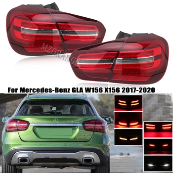 LED Carro de Trás da Luz da Cauda Para a Mercedes Benz GLA W156 X156 2017 2018 2019 2020 vez do Sinal da Luz de Freio luz de Nevoeiro de Acessórios para carros