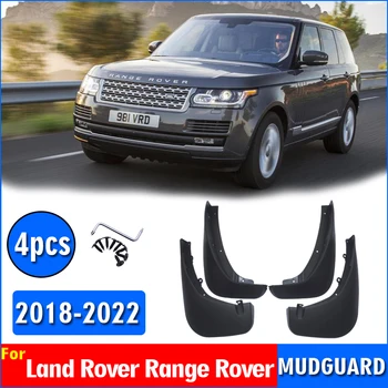 2018-2022 PARA Land Rover Range Rover L405 pára-lamas Fender Mudflaps Protetor de Respingo de Lama Aba de Acessórios para carros Auto Styline 4pcs