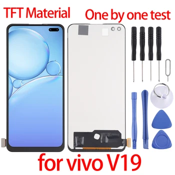 vivo V19 TFT Material Ecrã LCD e Digitalizador Assembly Completo (Não Apoiar a Identificação de impressões digitais) para a vivo V19