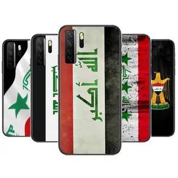 Iraque Iraque Bandeira Nacional Preto de Capa Mole, O Pooh Para Huawei Nova 8 7 6 SE 5T 7i 5i 5Z 5 4 4 3 3i 3E 2i Pro Caso de Telefone de casos