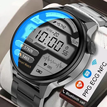 2022 Novo NFC Smart Watch Homens de Chamada Bluetooth Sport Track GPS Mulheres Relógios, assistente de Voz da frequência Cardíaca Smartwatch Para Android IOS
