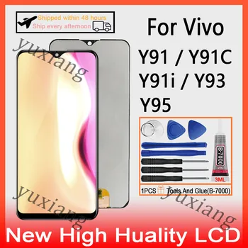 Original Para a Vivo Y91 Y91i Y91c Y93 Y95 Display LCD Digitador da Tela de Toque LCD Com Moldura de Substituição