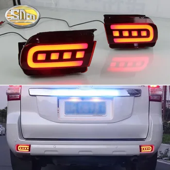 SNCN 2PCS Multi-função de Refletor LED, Lâmpada Traseira, luz de Nevoeiro pára-choques Traseiro, Luz de Freio Luz Para Toyota Prado LC150 FJ150 2010 - 2018