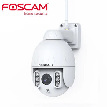 Foscam SD2 1080P WIFI PTZ Exterior Impermeável da Câmera do IP com Zoom Óptico de 4X 50m de Visão Noturna Áudio de 2 Vias Suporta 128G de Mirco SD Card