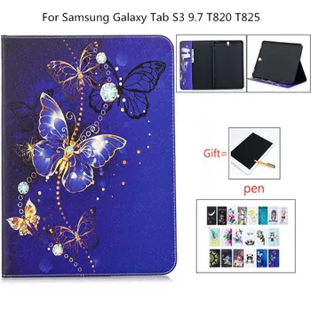 Para Samsung Galaxy Tab A7 Lite SM-T220 SM-T500 Virar desenho animado Garoto de Caso Para o Guia A6 A 8.0 10.1 S6 S7 SM-T870 T290 Tablet Tampa Funda