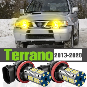 2x DIODO emissor de Luz de Neblina Acessórios Lâmpada Para Nissan Terrano D10 de 2013 a 2020 2014 2015 2016 2017 2018 2019