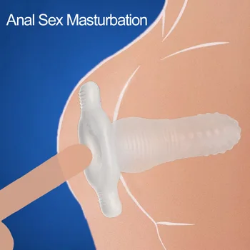 Oca Dilatador Anal Vibrador Plug anal em Silicone Oco Massagem de Próstata Vagina Dilatador Ânus Expansor de Brinquedos Sexuais para Adultos, mas plug