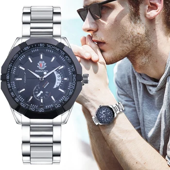 Homens Relógios de 2021 de alto Luxo da Marca de Moda Quartzo Homens Relógio Impermeável de Homens de Aço Inoxidável do relógio de Pulso Relógio Masculino