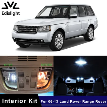 16Pcs Canbus Lâmpada LED Carro Lâmpadas Pacote de Interior em Kit Para o período 2006-2013 Land Rover Range Rover Sport Mapa da Abóbada da Placa de luz