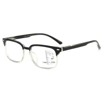 Multifocal Progressiva Óculos de Leitura Anti-Luz Azul Homens Mulheres Dupla-uso Inteligente da Presbiopia Óculos de Dioptria +1.0 +4.0