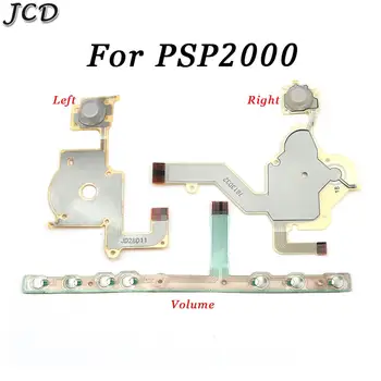 JCD Para Sony PSP 2000 2001 2004 2008 Direção Cruz Botão Esquerdo Tecla de Volume para a Direita do Teclado Fita de Fio Para PSP2000 Cabo Flex