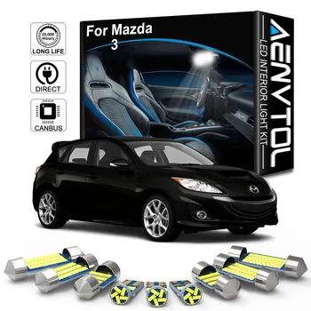 AENVTOL Canbus Para Mazda 3 BK BL BM BN Limousine Hatchback 2004 2005 2007 2008 2009 2010 2014 2015 2019 2020 Carro LED Luzes do Interior