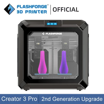 Flashforge Criador de 3 Pro Independente Dual Extrusora de Profissionais Atualizados FDM Impressora 3D 320℃ Extrusora Nova Lógica de Controle de Cavacos