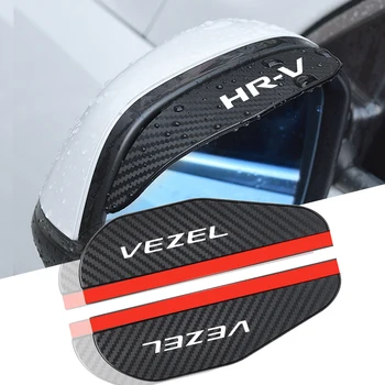 Honda HR-V vezel 2pcs espelho Retrovisor de carro de fibra de Carbono Chuva