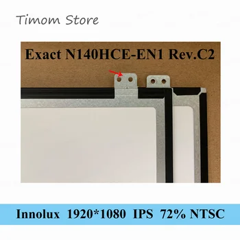 N140HCE-EN1 Rev. C2 C4 C5 Exata Original Innolux para 140 Laptop da Lenovo LCD LED FHD 1920*1080 IPS 30pin Slim tela Fosca de 72%NTSC