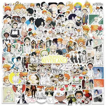 10/30/50/100Pcs Anime Japonês Prometida Neverland, Adesivos para Notebook Skate Telefone, Computador Caso Clássico infantil Brinquedos