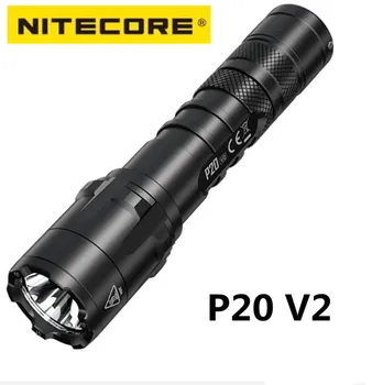 NITECORE P20 V2 1100 Lumens CREE XP-L2 V6 LED de Aplicação da Lei Lâmpada ao ar livre de Alto Desempenho Tático Flashlig Pesquisa Tocha