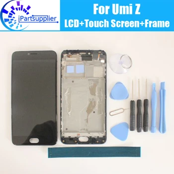Umi Z Display LCD+Touch Screen Digitizer+Montagem da Armação 100% Original Novo LCD + Touch Digitalizador para Umidigi Z+Ferramentas