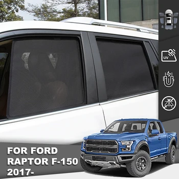 Para A Ford F150 2014-2020 F-150 F 150 Carro Pára-Sol Magnético Frente Do Pára-Brisa De Malha Quadro De Cortina De Vidro Traseiro Lateral Pala De Protecção Do Sol