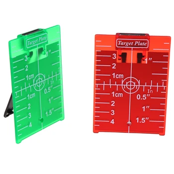 1PCS polegadas/cm do Alvo de Laser de Cartão de Placa De Verde/Vermelho do Laser do Nível Adequado Para a Linha de Lasers 11.5cmx7.4cm