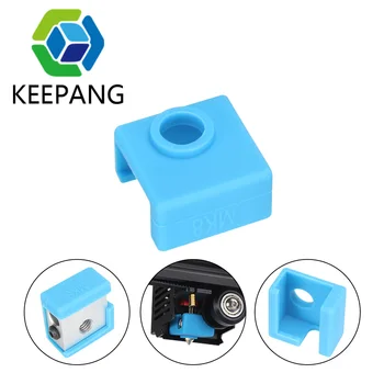 KEE PANG 10Pcs MK8 Bloco Aquecido Cover de Protecção Capa de Silicone para Impressora 3D Extrusora de Alta Resistência à Temperatura