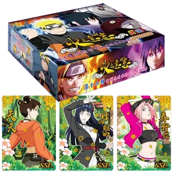 Original Naruto Cartões de Bronzeamento Barragem do Flash do Cartão de Uchiha Sasuke Cartões de Batalha Coleção de Cartões de Brinquedos, Presentes para Aniversário de Crianças