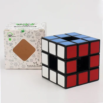 3x3x3 Cubo Mágico 3x3 Adesivos Velocidade Cubo 3 Camadas do Cubo Megico Brinquedo para crianças, Crianças Estranho em forma de Jogos e quebra-Cabeças