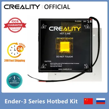 Creality Ender-3 Viveiro Substituição do Kit de Cama Aquecida 235×235×3 mm 24 v Para Ender-3 Neo/Ender-3 V2/Ender-3 V2 Neo Impressora 3D de Peças