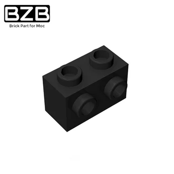 BZB MOC 11211 1x2 Um Lado, Com a Transição de Colisão Tijolo de Alta tecnologia Criativa Modelo de Bloco de Construção Crianças Brinquedos de DIY Técnicas Melhores Presentes