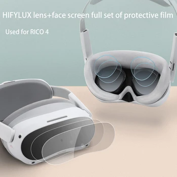 Para o PICO 4 Película Protetora VR Óculos de Lente Filme Montado na Cabeça de Filme HD Anti-risco Macio Filme Acessórios