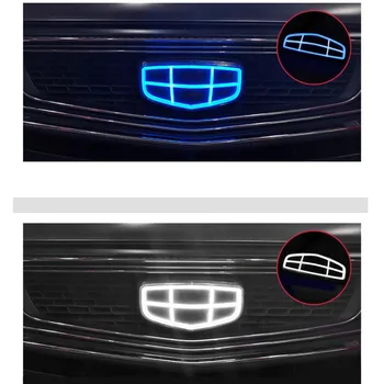 Carro da frente logo, pode acender o logotipo do carro, pode ser modificado para iluminar o logotipo do carro para Geely Emgrand GT,GC9 ,Geely Borui