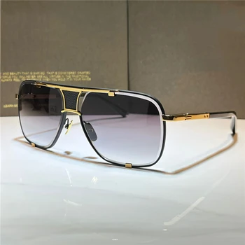 M CINCO SunglassesFor Unissex Estilo de Verão Anti-Ultravioleta Retro Placa Retângulo Cheio Armação de Óculos Aleatório Caixa