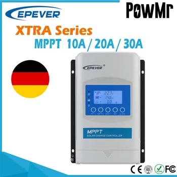 EPever XTRA Série Controlador de Carga Solar MPPT 20A 30A 40A LCD Regulador de energia Solar 12V 24V 48v Auto Tracer1210N 2210N 3415N 4415N