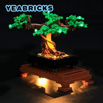 YEABRICKS DIODO emissor de Luz, Kit para 10281 Verde de uma Árvore Bonsai Blocos de Construção de Conjunto (que NÃO Incluem o Modelo) Tijolos de Brinquedos para Crianças