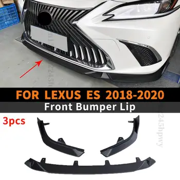 Pára-choque dianteiro Lábio Queixo Defletor de Protetor Protetor de Decoração Modificado Guarnição Estilo Body Kit Facelift Para o Lexus ES 2018 2019 2020