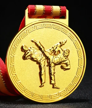 Esportes De Competição Universal De Ouro, E De Prata, De Cobre Personalizado Sanda, Judô, Wrestling, Boxe Concorrência Metal Medalha De Ouro 2021